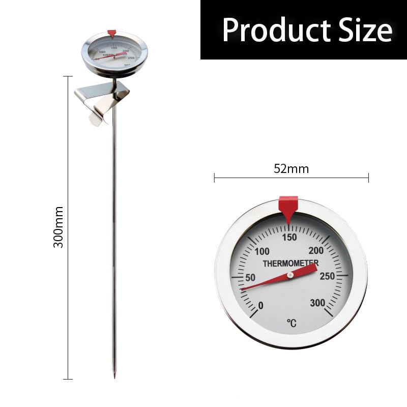 EWUVP Stainless Steel Meat Thermometer, 12