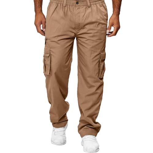 Julidostore Stretchmotions - Super Stretch Ice-Silk Comfort Cargo Pants Multi Pockets Outdoor Hiking Work Sweatpants