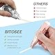 FANNAS Korrekturroller 4er Pack mit 2 Ersatzkern Correction Tape Korrekturroller zum Seitlichen Korrigieren 6m x 5mm Correction Tape für das Büro, das Home Office Oder die Schule