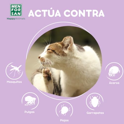 MENFORSAN Anti-Insekten-Schaumshampoo für Katzen, 200 ml
