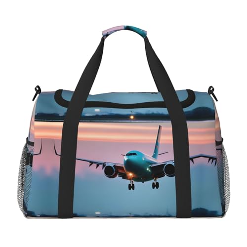 Sac de sport motif avion pour voyager léger et aller à la salle de fitness
