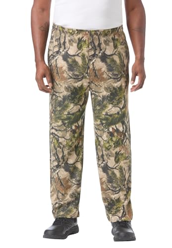 KingSize Men's Big & Tall Fleece Open-Bottom Sweatpants