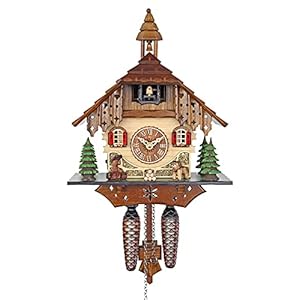 HerrZeit Quartz Cuckoo Clock – The Black Forest Farm House AH 27 QM