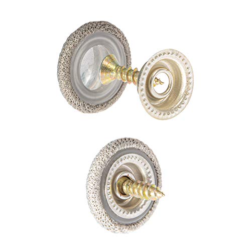Car Roof Headliner Repair Button 60 pcs, Auto Roof Snap Rivets Retainer Design for Car Roof Flannelette Fixed, with Installation Tool, Fit All Cars