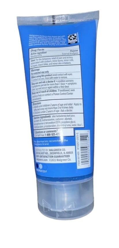 Walgreens Sunburn Relief Gel. Birthday Gifts Ideas.Christmas.