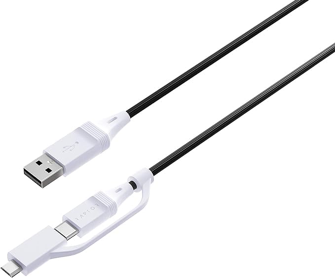 Raptor Gaming - Ladekabel für PS4 DualSense Controller