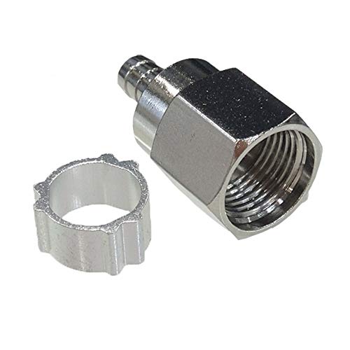 エス・イー・ディー 3C用 F型接栓 20個入り (10個入り×2) 3C アンテナ接栓 FP-3-10P-2P アンテナプラグ F型コネクタ 接栓 部材