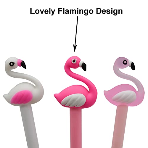 Bolígrafo Gel Maydahui Flamingo 12 Piezas Tinta Negra miniatura 3