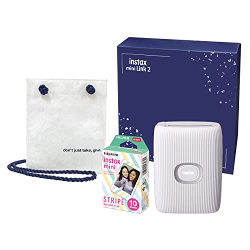FUJIFILM instax mini Link 2 クレイホワイト Amazon.co.jp: 富士フイルム チェキ スマホプリンター フォト