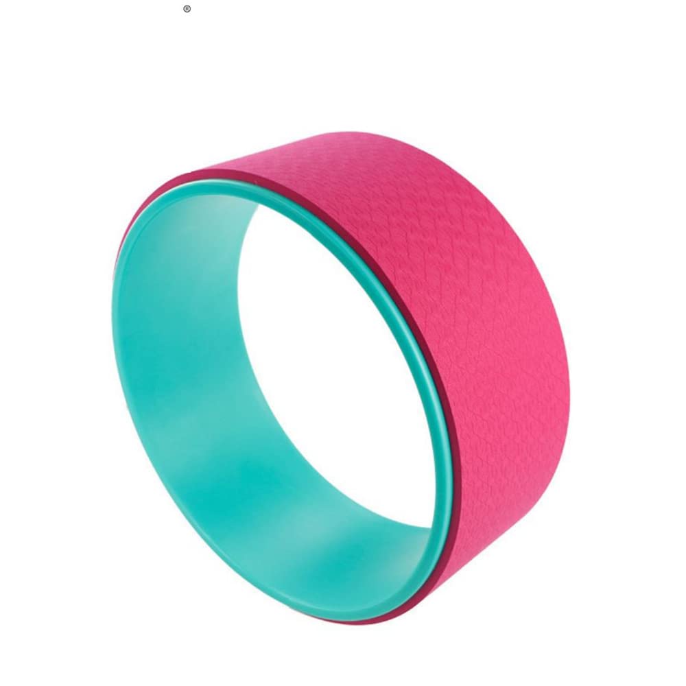 Yoga Wheel TPE Antiscivolo Yoga Spine Roller Wheel Cerchio per Il Mal di Schiena Ain Sollievo E Miglioramento di Backbends Flessibilità Formazione