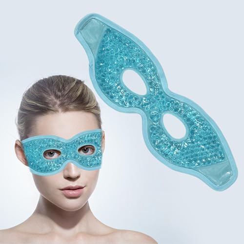 Antifaz frío con orificios para ojos que alivia la fatiga ocular y mejora el sueño diario 2