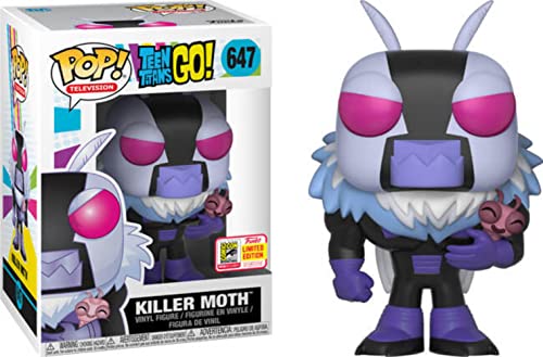 Funko Pop! Televisione: Teen Titans Go! Killer Moth Exclusive 2018 Sdcc Edizione Limitata N .: 647