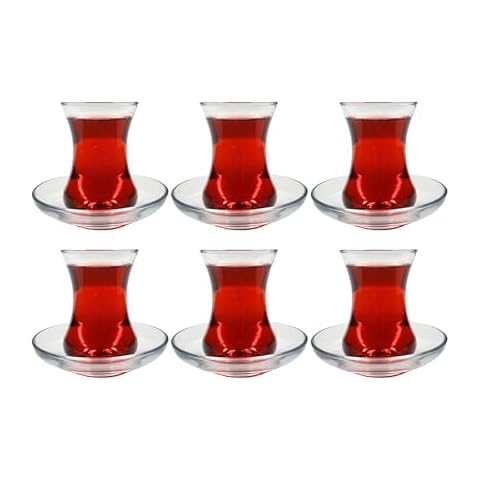 ums Turkish Tea Glass Set 12 Pieces Cover