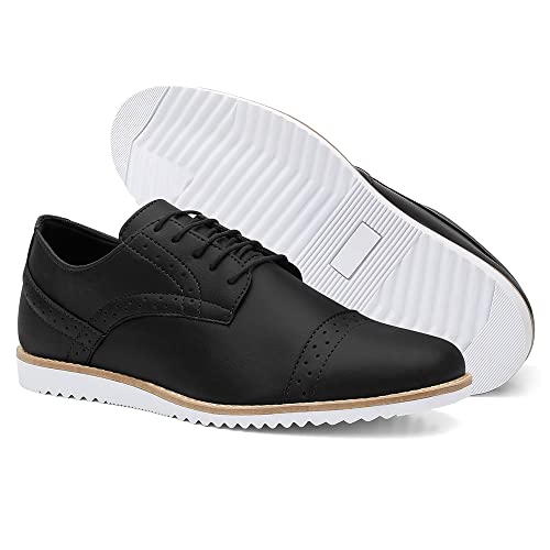 Sapato Oxford Social Masculino Extra Macio Leve Conforto Cor:Marrom;Tamanho:40