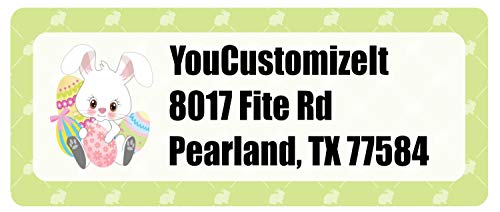 Personalized Easter Bunny Return Address Labels