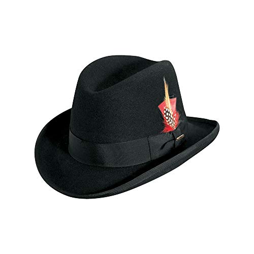 Scala Classico Men's Wool Felt Homburg Hat