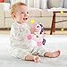 PLSFSS Baby Musical Activity Soft Toys with Sound & Light, Sensory Toys for Infant Developmental with Teether, Rattle and Textures, Soft Plush Toy for Newborn Gift 6 to 12 Months (Pink Unicorn)