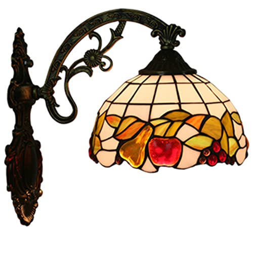WTTWW: Aplique de pared estilo Tiffany,Pantalla