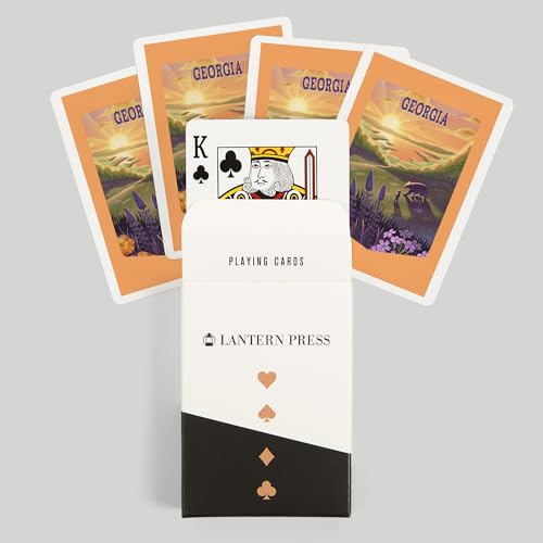Baraja de poker Georgia con 52 cartas para adultos miniatura 6