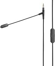 V-MODA BOOMPRO X V-MODA Headphone Headset Cable with Mic Volume Control 3.5mm Stereo 200cm Unidirectional Black