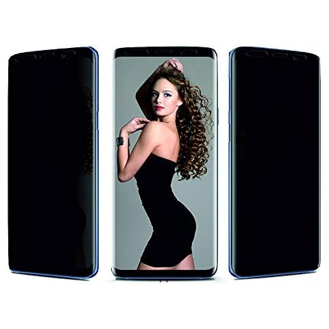 Arrivly Anti-Spy Screen Protector for Samsung S9 Privacy Screen Protector Samsung S9 screen protector privacy Flexible TPU Film [Case Compatible] [Easy Installation] [Not Tempered Glass] Cover