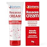 Grahams Natural Rosacea Cream - Clinically Proven Anti-Redness Cream Treatment for Face to Soothe, Moisturise, Hydrate & Calm Sensitive Rosacea-Prone Skin - Hypoallergenic, Steroid-Free (1 x 75 g)