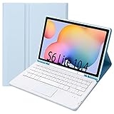 Bluetooth Keyboard Case with Touch Mouse for Samsung Galaxy Tab S6 Lite 10.4 inch (SM-P610 /...
