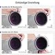 NEEWER 72mm True Color Variabler ND und CPL Filter mit Pusher, ND3-64(1,5-6 Stop), 2 in 1 einstellbare begrenzte Neutraldichte und Polfilter, beschichtetes optisches HD Glas Zubehör/Alrahmen