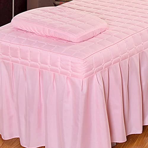Jupe de table de massage de couleur unie housse de spa