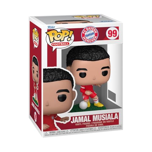 Funko POP! Football: FC Bayern München - Jamal Musiala - Figura in vinile da collezione - Idea regalo - Prodotto ufficiale - Giocattoli per bambini e adulti - Modello di figura per collezionisti