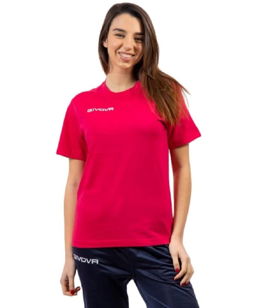 Givova, t-shirt fresh, fuxia fluo, XL