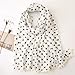 Produktbild TXGLGWA Frauen Dot Cotton Schal Viskose Damen Schals Soft Fashion Sommerschals Female Wraps Head Hijab