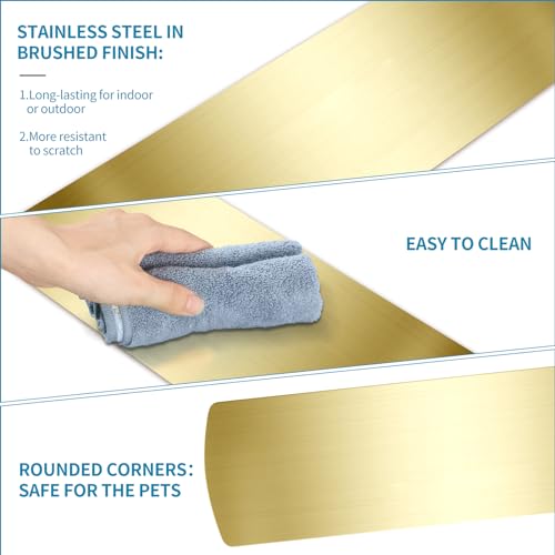 image for Sanbege 2 Pcs Door Scratch Protection Plate 4