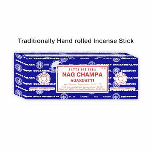 Satya Sai Baba Nag Champa Incense Sticks 250g (Worlds Largest Exported Incense)