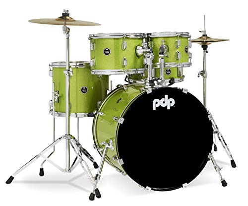 Pacific Drums �Z���^�[�X�e�[�W �R���v���[�g�h�����L�b�g �h�����Z�b�g 5�h�����Z�b�g �G���N�g���b�N�O���[���X�p�[�N�� 7x10 8x12 12x14�t���A�A14x20�L�b�N�A5x14�X�l�A (PDCE2015KTEL)