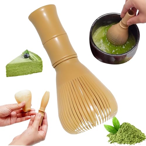 Matcha Besen Bambusbesen Matcha Hohe Temperaturbeständigkeit Matcha Whisk mit Wiederverwendbarer PP Material Matcha Mixer Nicht schimmelig Matcha Zubehör Geeignet zum Rühren von Matcha,Milch Matcha Besen Bambusbesen Matcha Hohe Temperaturbeständigkeit Matcha Whisk mit Wiederverwendbarer PP Material Matcha Mixer Nicht schimmelig Matcha Zubehör Geeignet zum Rühren von Matcha,Milch