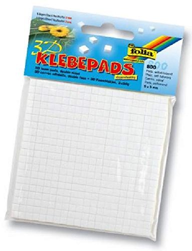 Klebepads f.3D-Effekte 5x5mm 800er