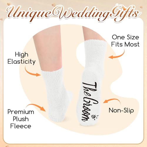 HAPPYPOP Funny Wedding Gifts - Bride & Groom Socks, Mother of The Groom & Bride Gifts2