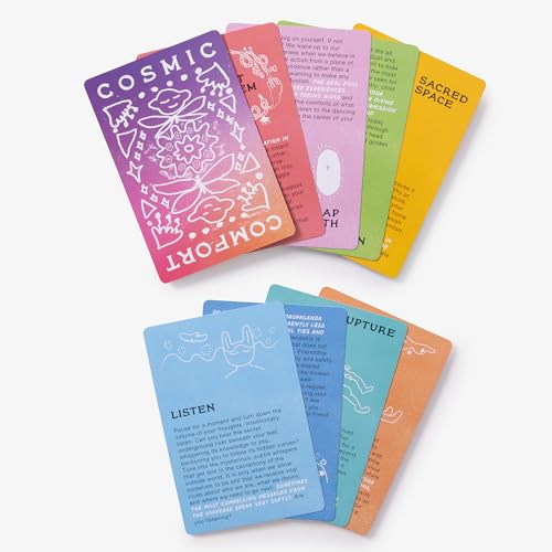 Image of Cosmic Comfort: 50 Tender Affirmations and Grounding Meditations from the Universe: Meditation Cards