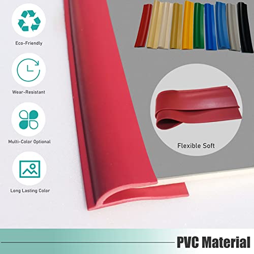 Bande de transition pour sol et moquette rouge de 400 cm - 4