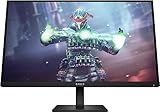HP - Gaming OMEN 27k Monitor da 27 Pollici, Pannello IPS da 16:9 UHD da 144 Hz, 5 ms, Display HDR 400, Antiriflesso, 400 Nits, AMD FreeSync, NVIDIA G-SYNC, VESA 100x100 mm, HDMI 2.0, USB-A B C, Nero