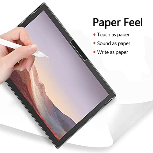Protector de pantalla Megoo Paperfeel mate para Surface Pro 12.3 2 unidades miniatura 2
