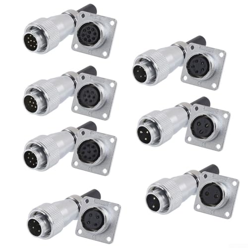 Conector WS16 Panel Aviación con Accesorios Acero Inoxidable