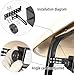 10L0L Universal Golf Cart 4 Panel Mirror for Yamaha EZGO Club Car, Eliminate Blind Spots Wide Angle Rear View Mirror