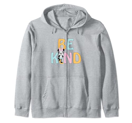 Sweat Disney Minnie Mouse 'Be Kind' zippé : finis les vêtements rêches qui grattent