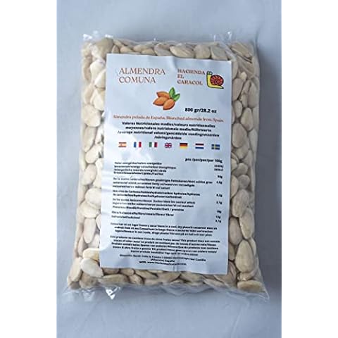 Almendra Cruda Española sin Piel sin Trazas para Alergicos Cover