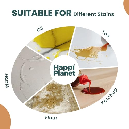 Image of Happi Planet | Kitchen Cleaner & Reusable Kitchen Towels Combo | India's 1st Foaming 500ml Spray + 20 Pulls | Less Scrubbing, Highly Absorbent, Eco-Friendly, Non-Toxic