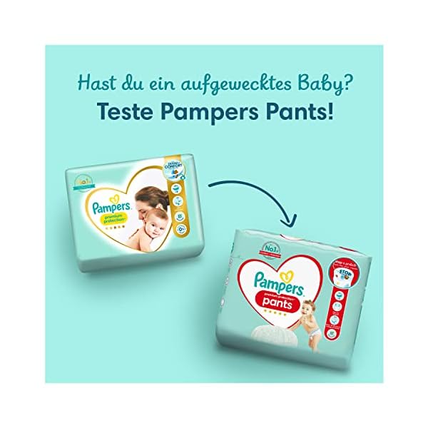 Pampers Baby Windeln Größe 4 (9-14kg) Premium Protection, Maxi, BIG PACK, bester Komfort und Schutz für empfindliche… – Bild 10