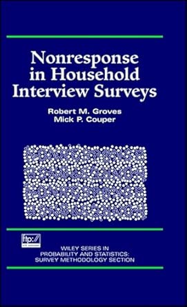 Nonresponse in Household Interview Surveys: 65 book cover
