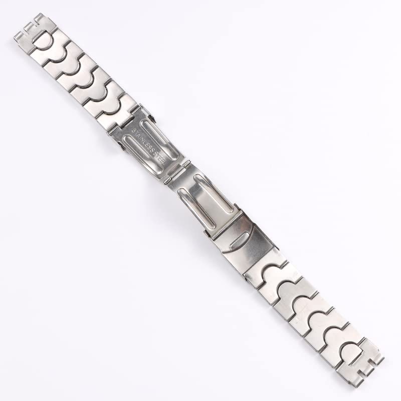 Cinturino per orologio Swatch, 20 mm e 17 mm, in acciaio inox opaco lucido opaco